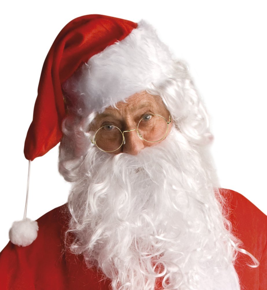 Nikolaus Nikolaus-Brille rund gold