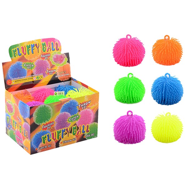 Fluffy Ball, 14 cm, assortiert