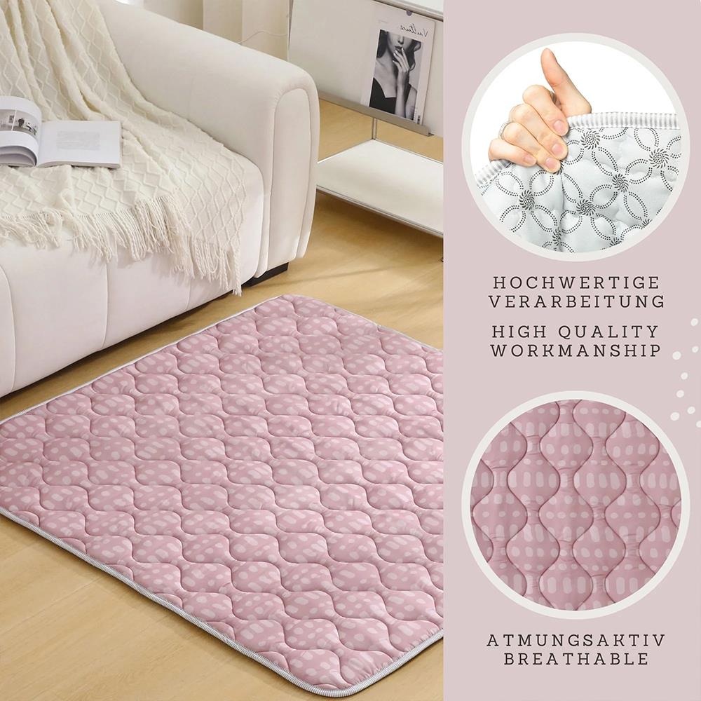 * Hakuna Matte Krabbeldecke, Hygge, 1.27 x 1.27 m, Blush