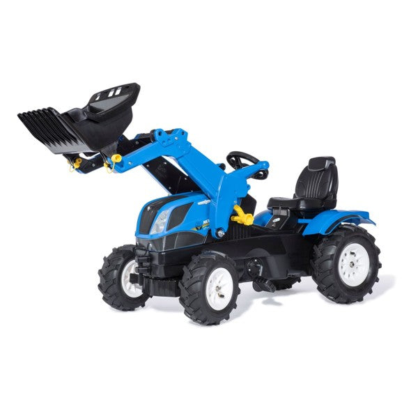 Rolly Toys Farmtrac New Holland mit Frontlader & Luftreifen