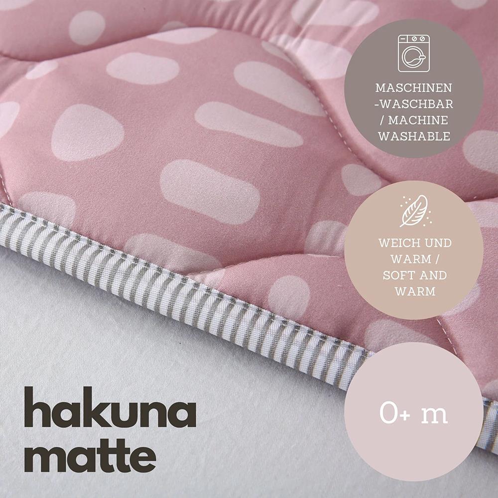 * Hakuna Matte Krabbeldecke, Hygge, 1.27 x 1.27 m, Blush