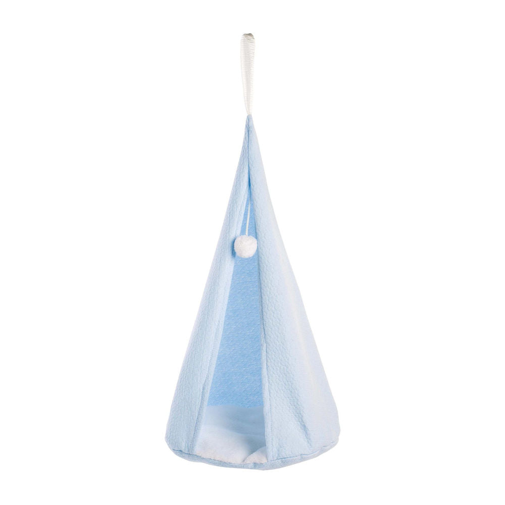 Llorens Babypuppe mit Schaukelzelt, blau, 35 cm