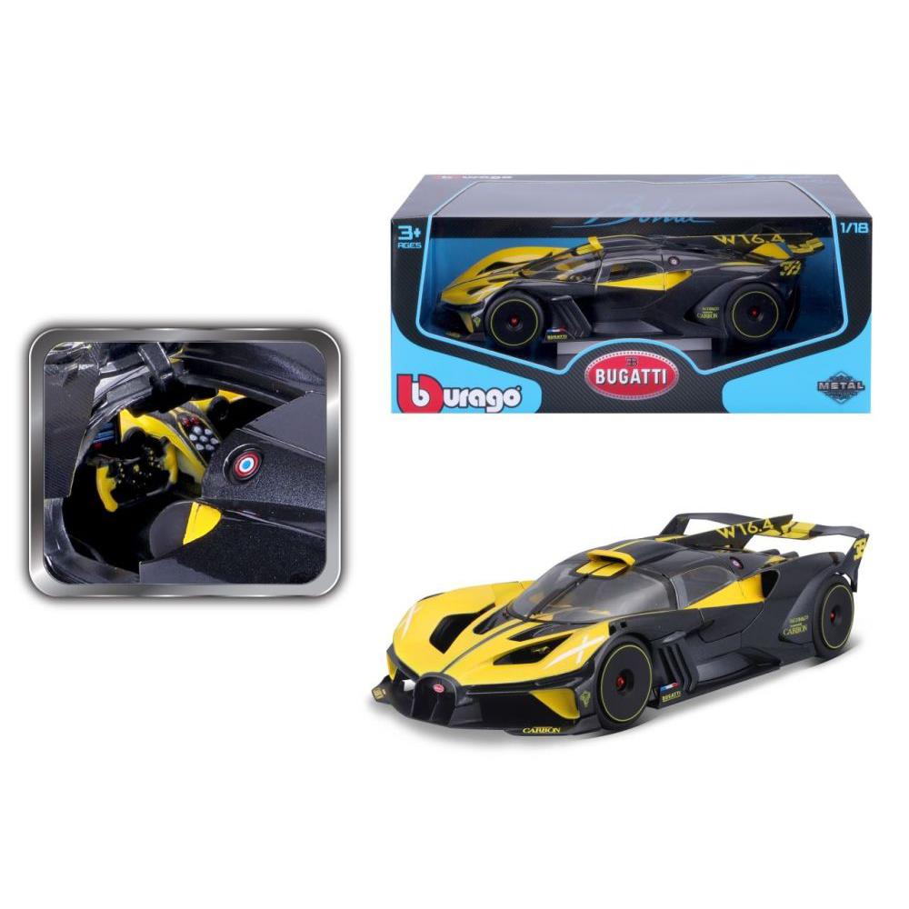 Bburago Bugatti Bolide 1/18 gelb/schwarz