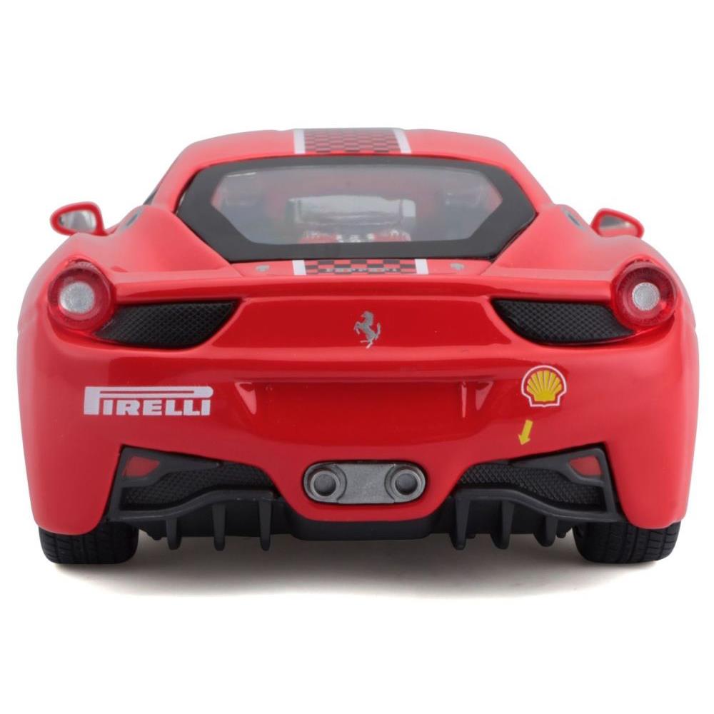 Bburago Ferrari Racing 458 Challenge 1/24 rot
