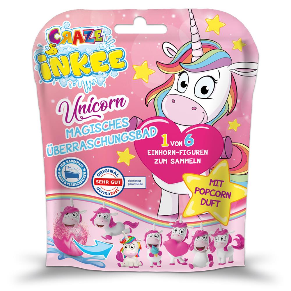 Craze Überschungs-Badekugeln mit Einhorn Figuren