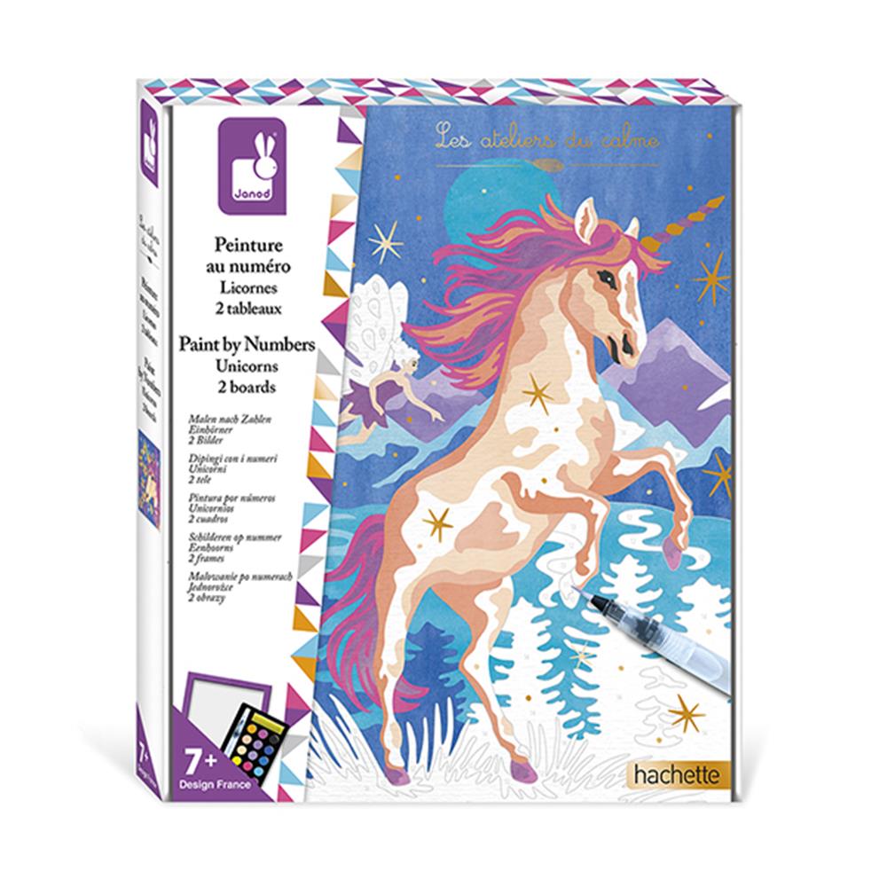Janod Malen nach Zahlen Einhorn