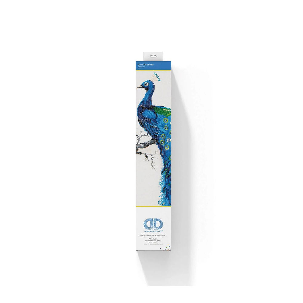 Diamond Painting Blauer Pfau