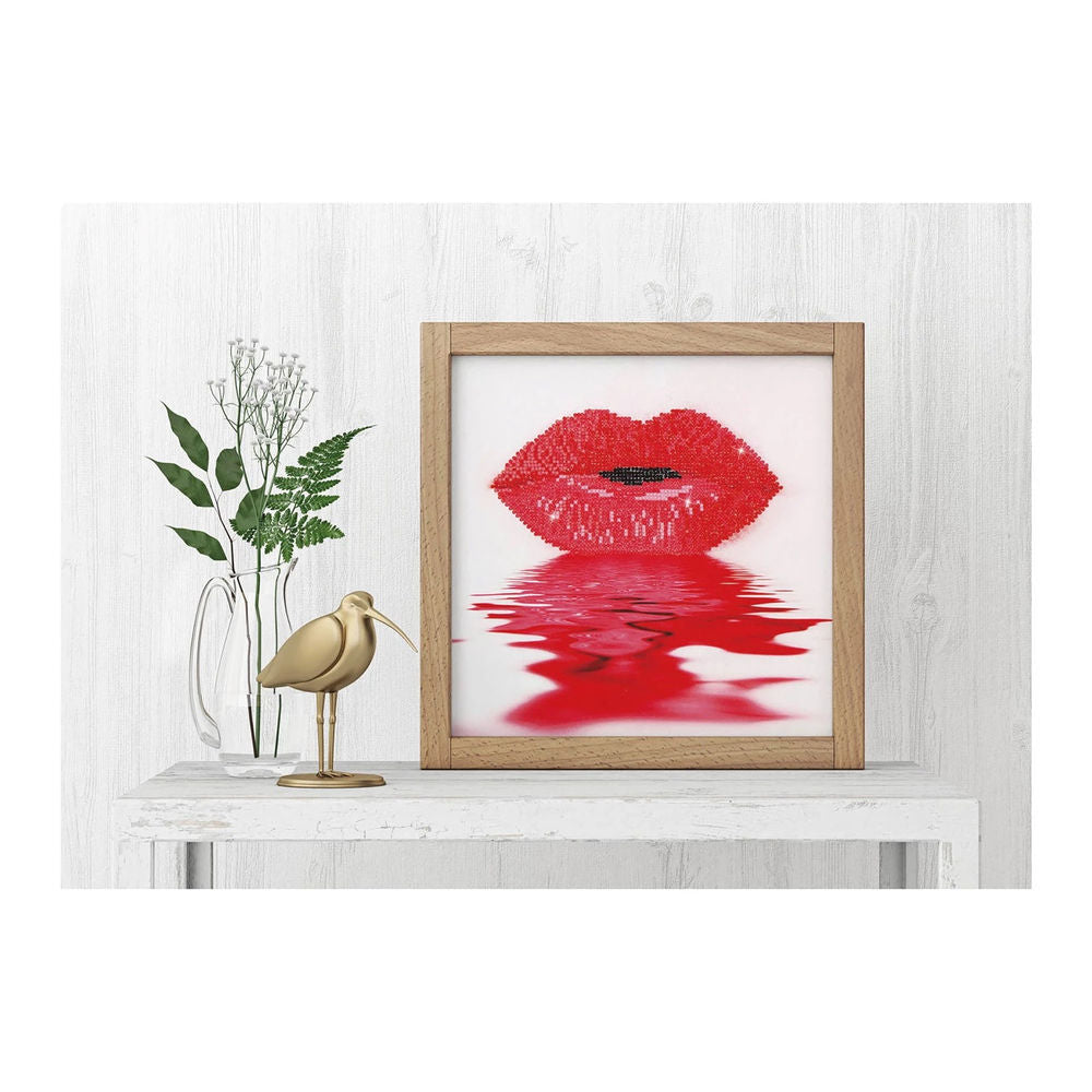 Diamond Painting Rote Lippen