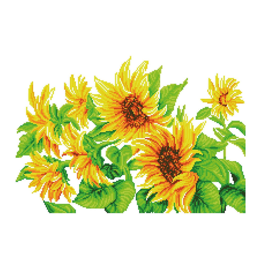 Diamond Painting Sonnenblumenfeld