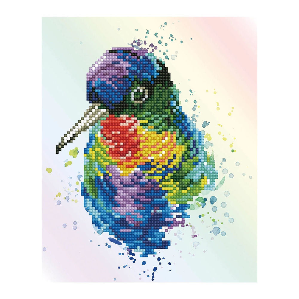 Diamond Painting Regenbogen Vogel
