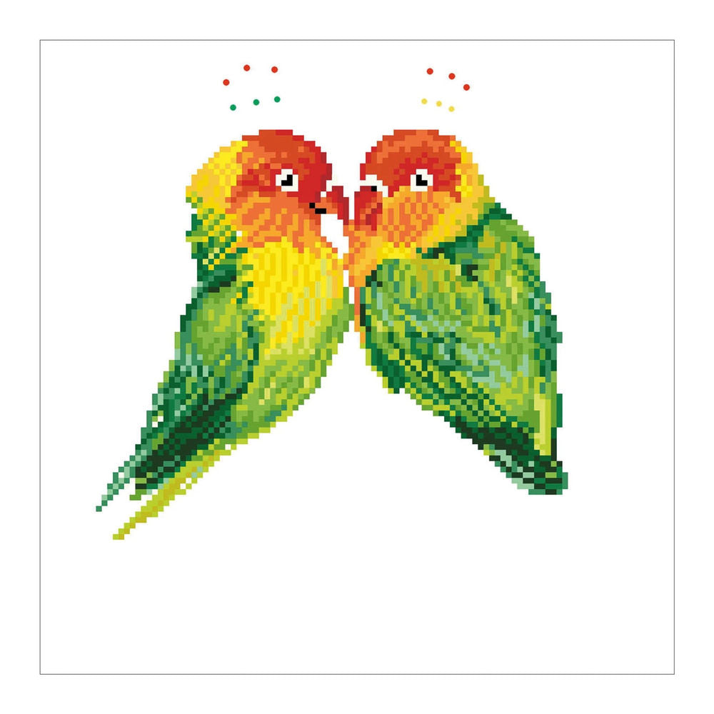 Diamond Painting Verliebte Vögel
