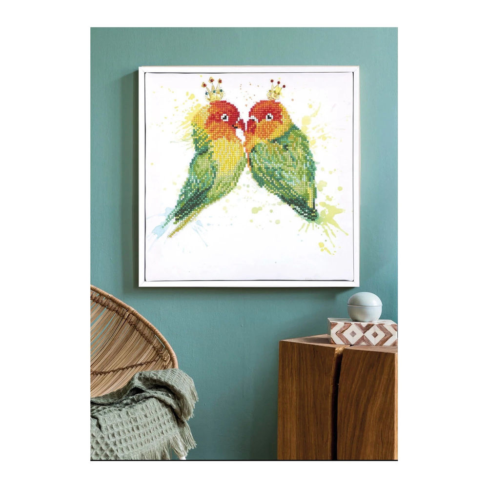 Diamond Painting Verliebte Vögel