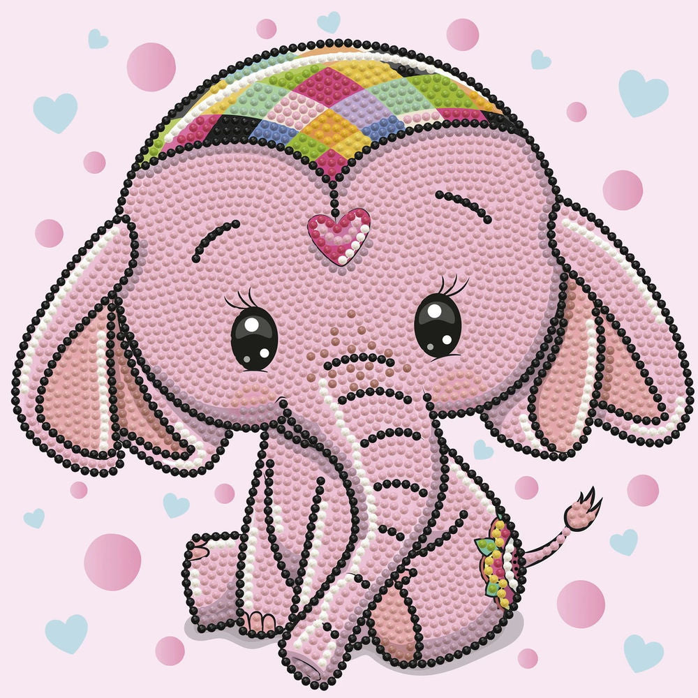 Diamond Painting Baby Elefant