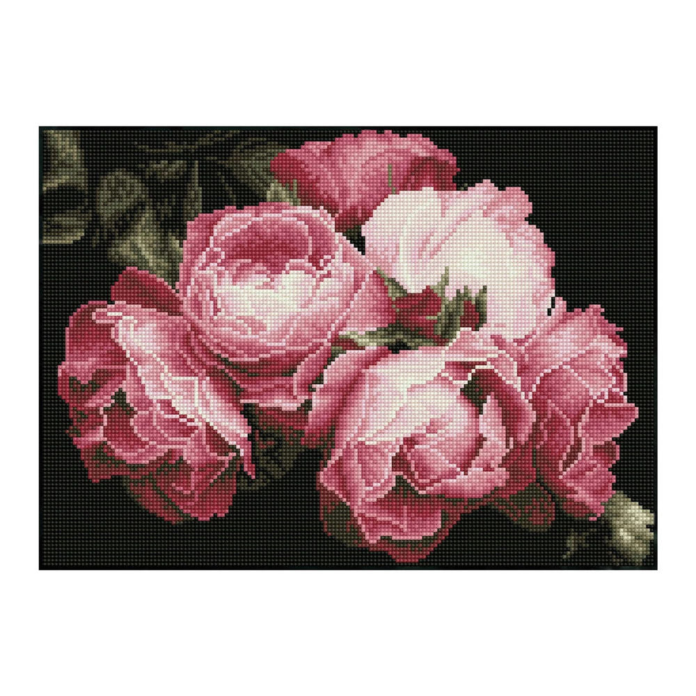 Diamond Painting Vintage Rosen