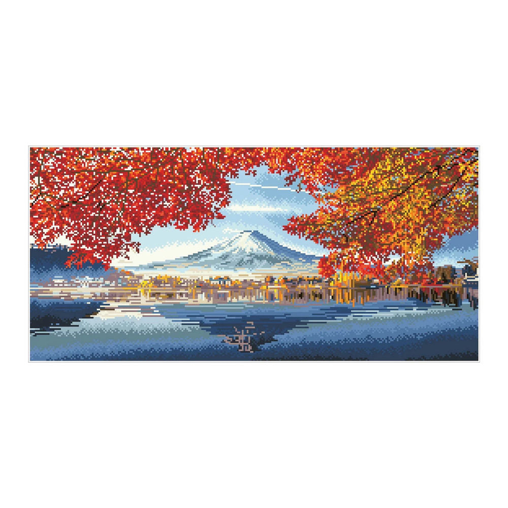 Diamond Painting Mount Fuji Herbst