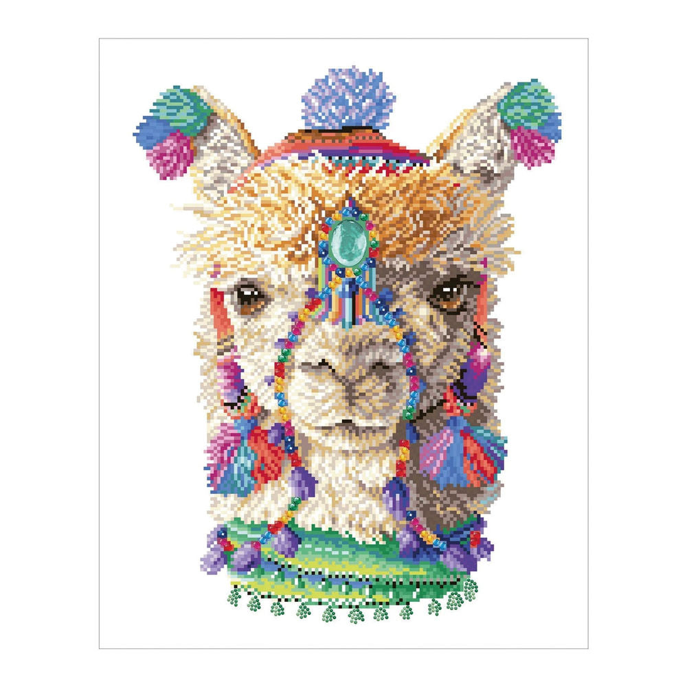 Diamond Painting Bohemian Alpaka
