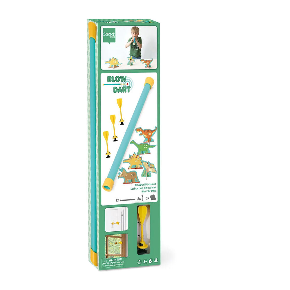 Scratch Blasrohr Dart Set Dinosaurier