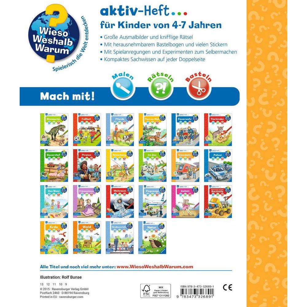 Ravensburger Wieso? Weshalb? Warum? aktiv-Heft: Eisenbahn