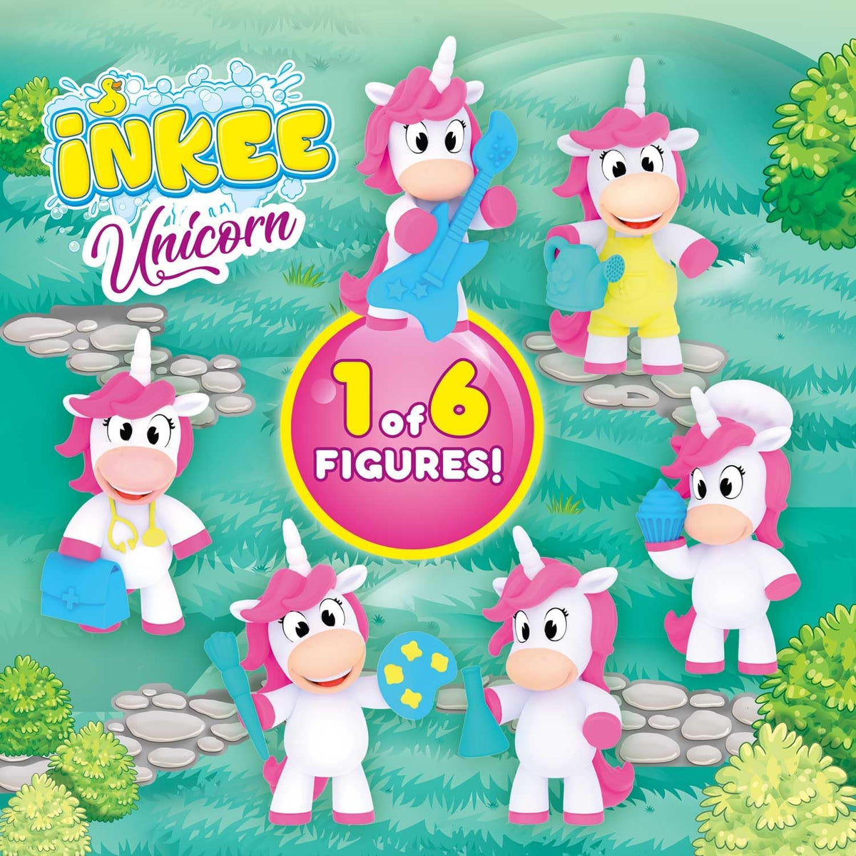 Inkee Surprise Badebombe Unicorn Professions