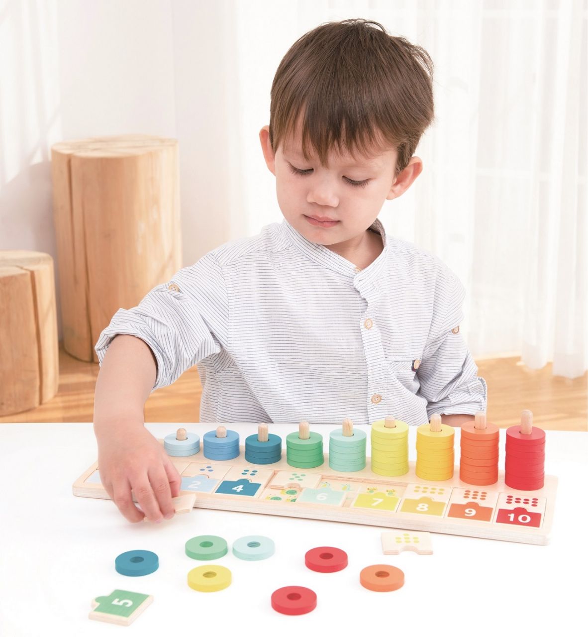 Spielba Zähl - und Zuordnungsbrett