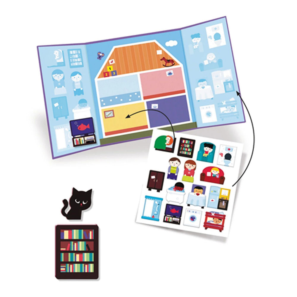Djeco Stickerbilder Haus