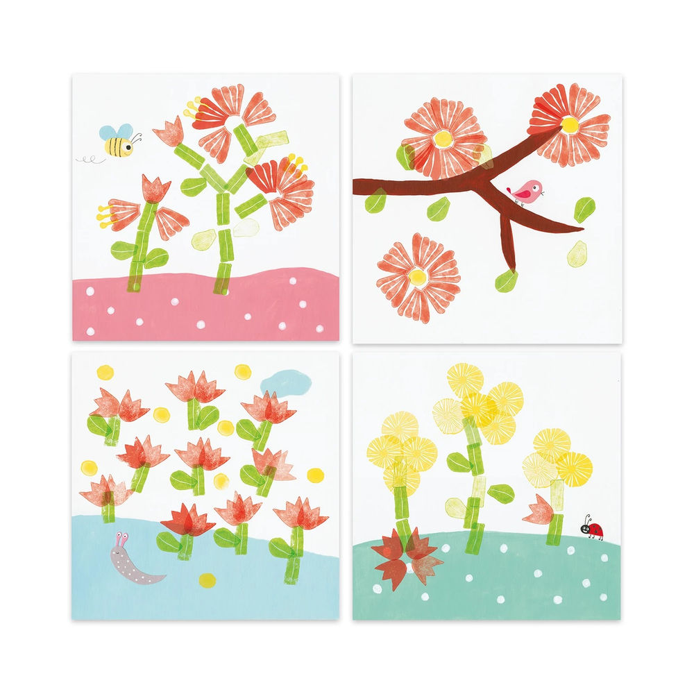 Djeco Stempelset Blumen