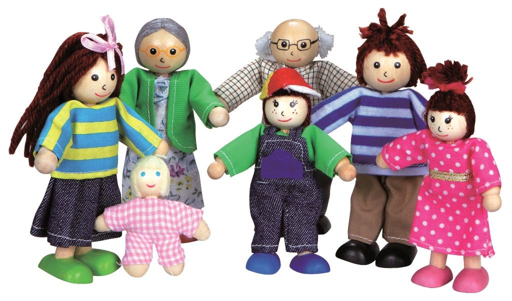 Spielba Biegepüppchen Grossfamilie