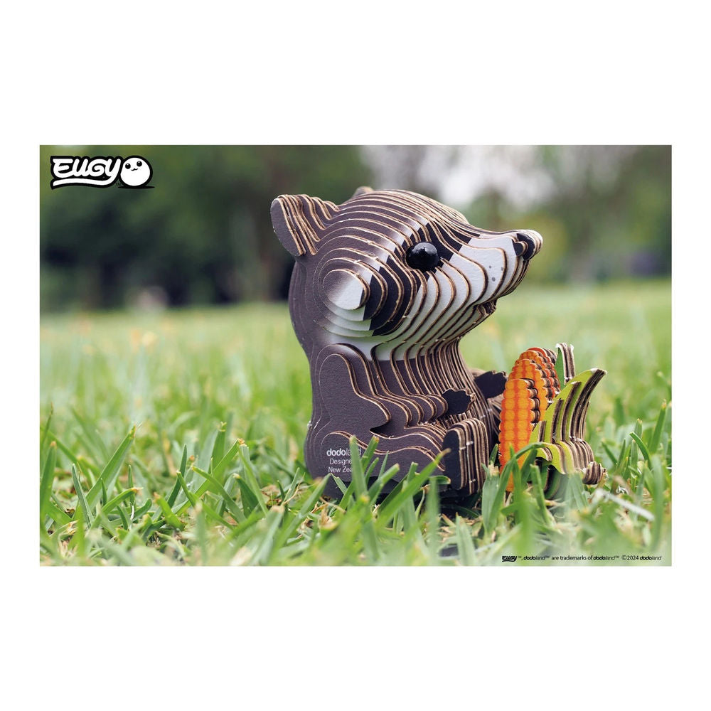 3D Bastelset Waschbär