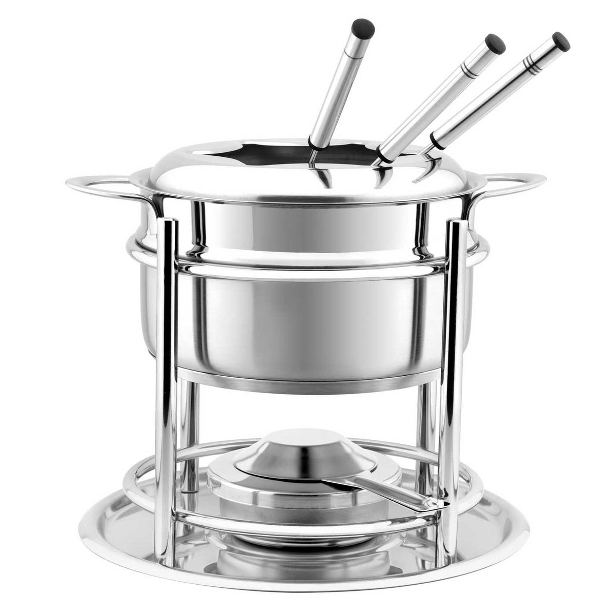 Fondue Set 11-Teilig, Edelstahl 18/8