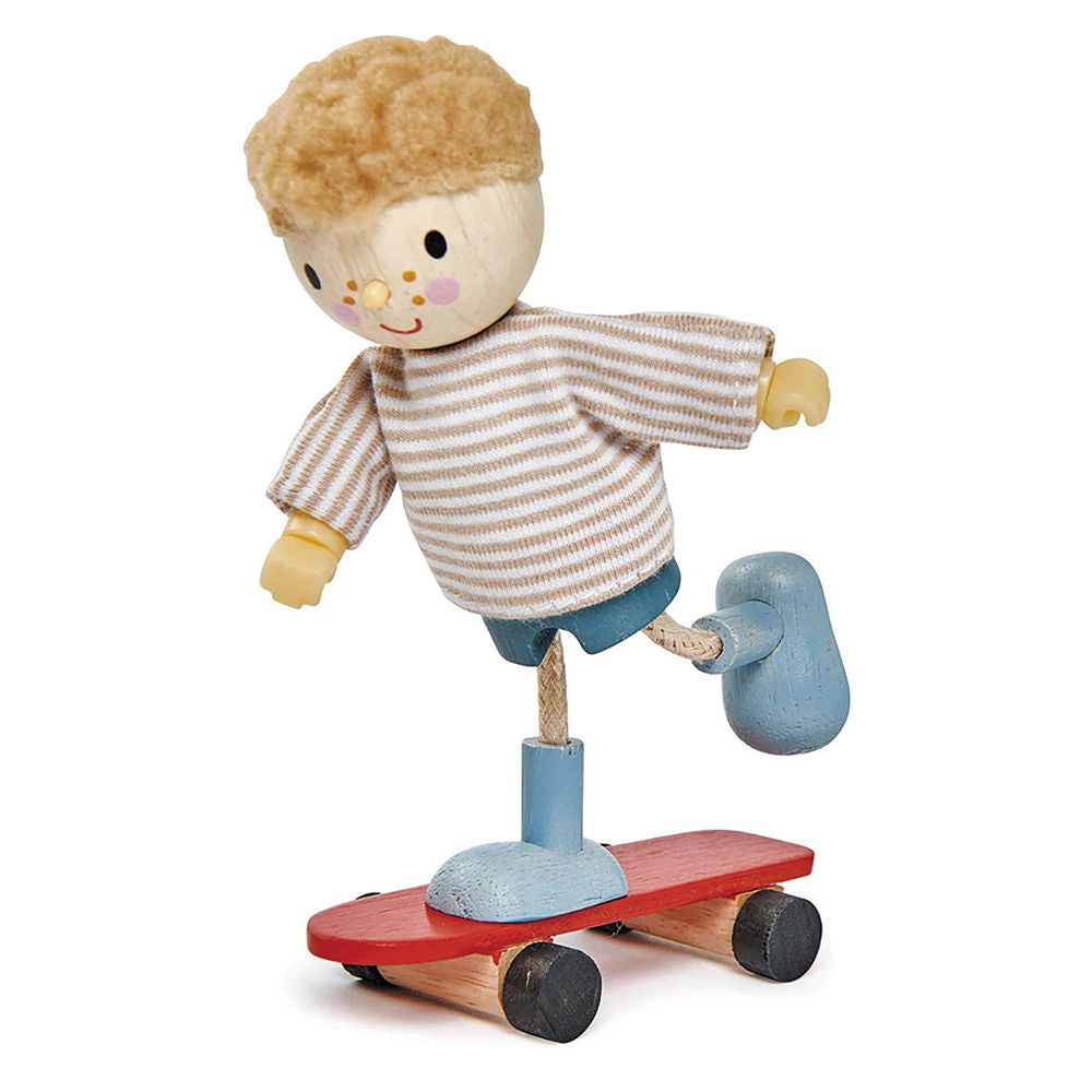 Edward & Skateboard für Puppenhaus