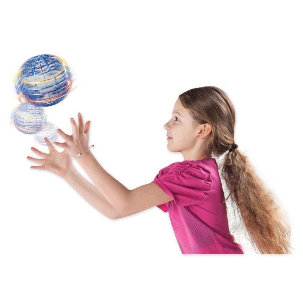 Totally Tech Gyro Spinner Flying Ball blau
