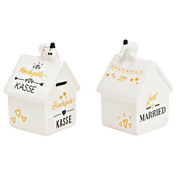 Spardose Haus Just Married