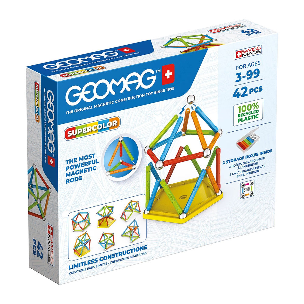 Geomag Panels GREEN line SUPERCOLOR 42 Teile