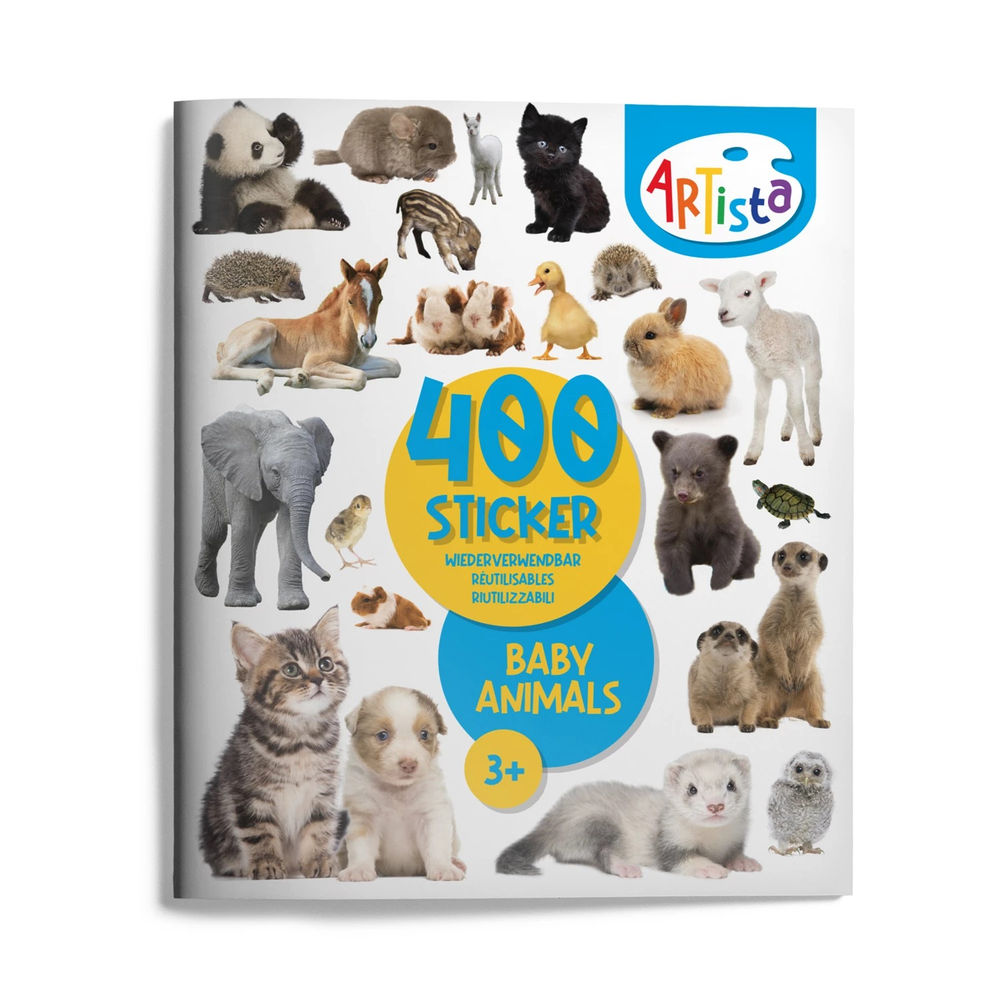 Artista Stickerbuch Tierbabys