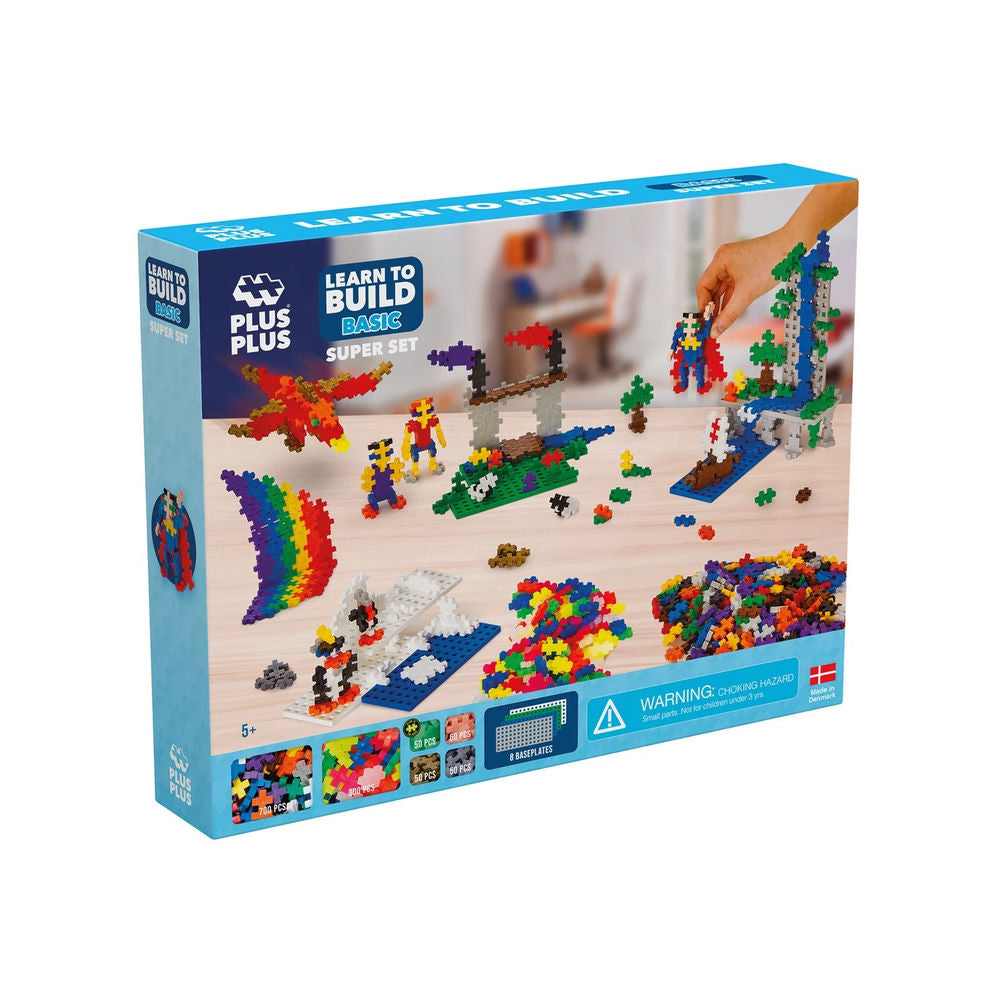 Plus-Plus Learn to Build Super Set 1200 pcs