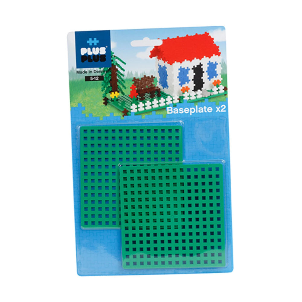 Plus-Plus Baseplate green 2 pcs