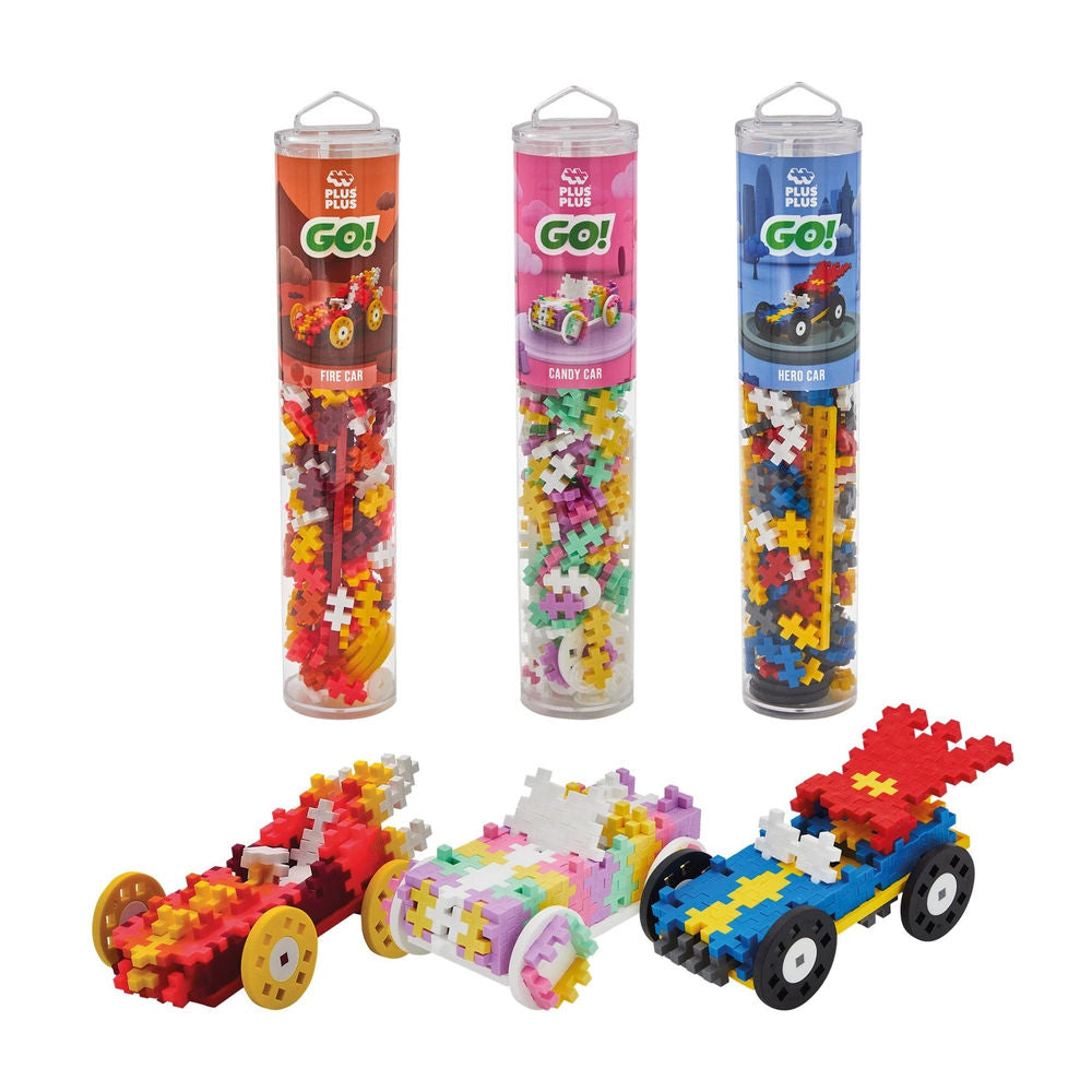 Plus-plus 200 Kreativ Bausteine GO! Auto Feuer