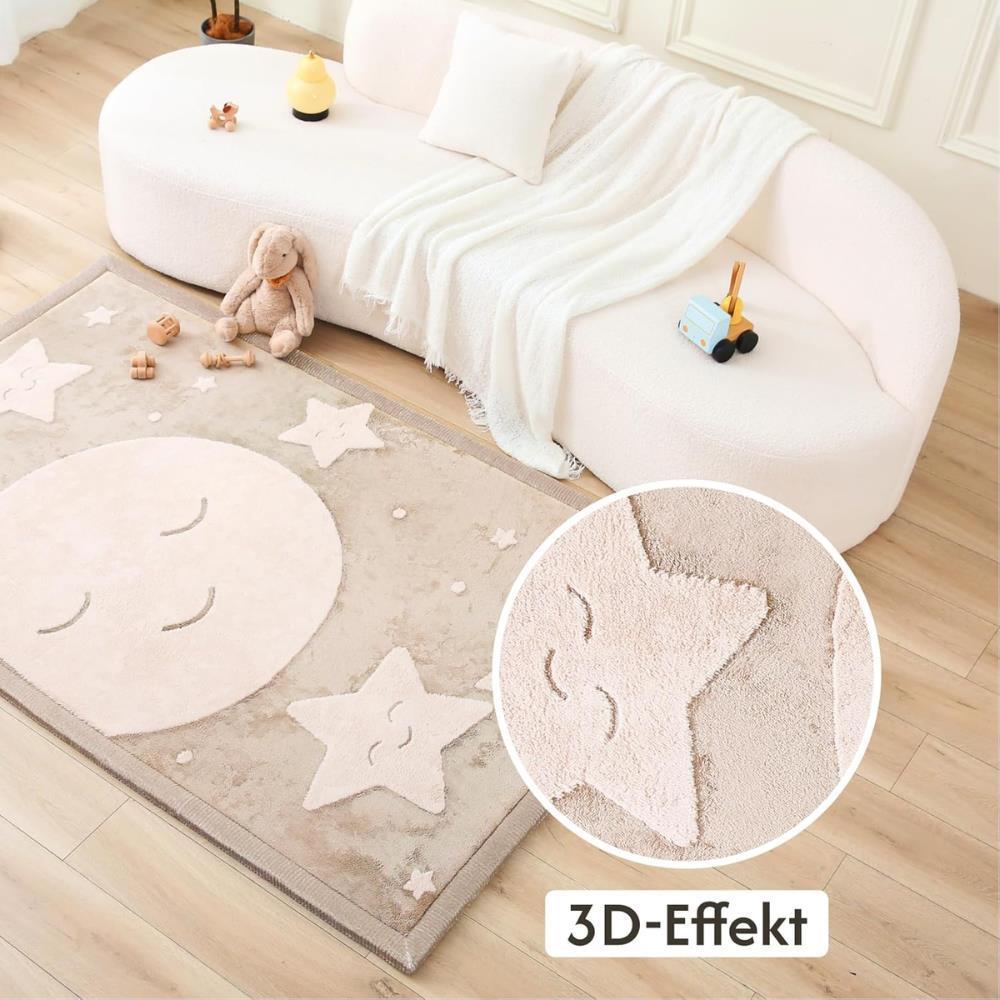 Hakuna Matte Samtmatte, 3D Wolke Spielmatte, 2.8  x 2 m, Moon & Stars