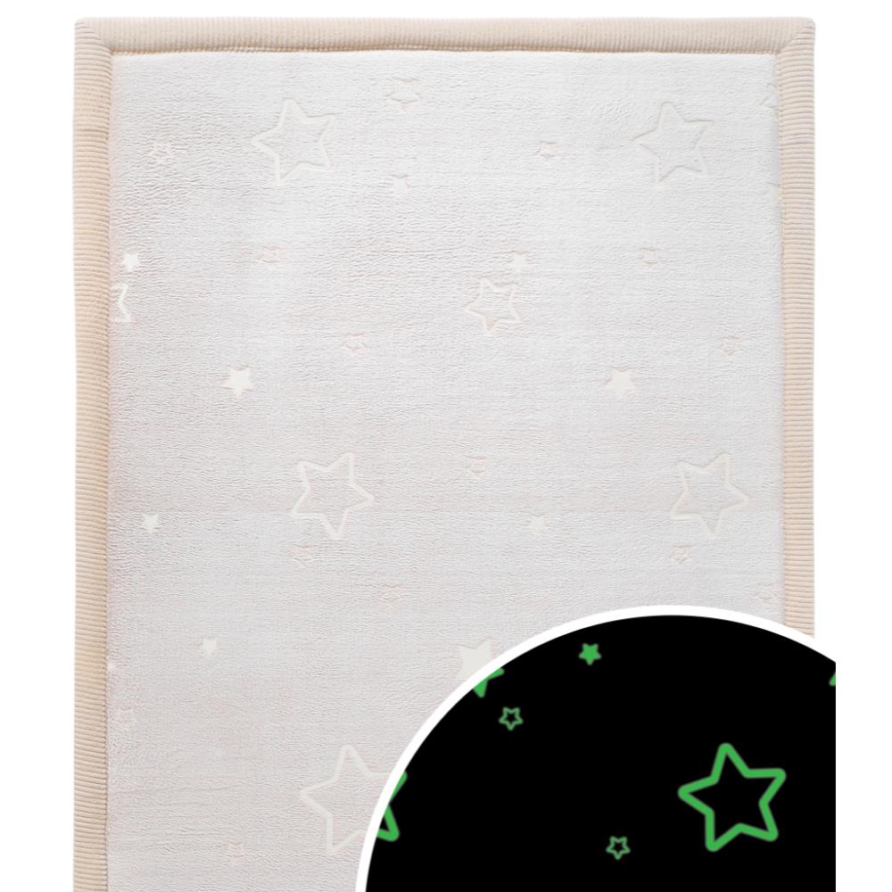Hakuna Matte Samtmatte, Glow in the Dark Wolke Spielmatte 1.7 x 1.2 m, Stars