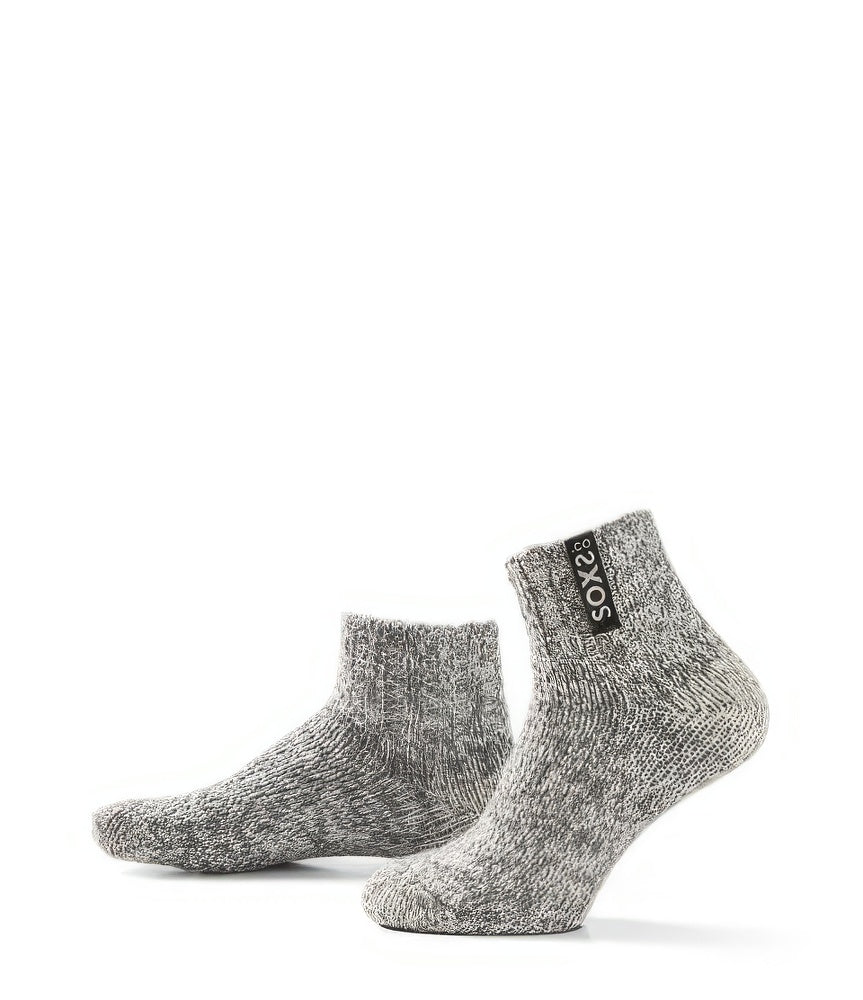 Graue Wolle Herren- & Damensocken Jet Black, Kurzsocke, 42-46